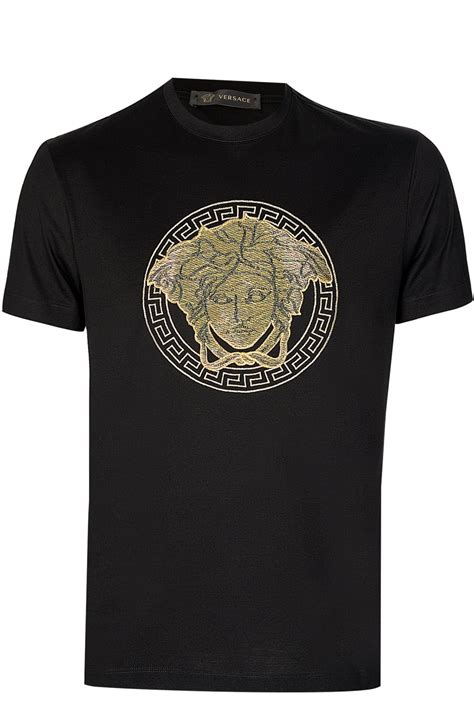 versace embroidered t shirt|authentic Versace shirts.